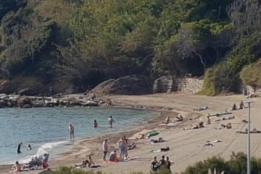 T2 Magnifique Vue Mer Panoramique Six-Fours-les-Plages Bagian luar foto